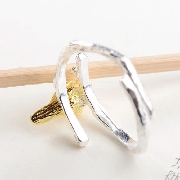 “Morning Companion” Bird Tree Branch Nature Ring - Picture 6 of 12